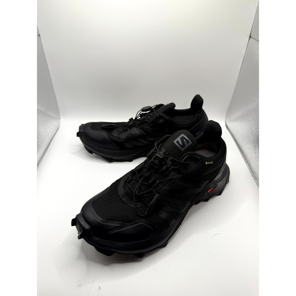Salomon Supercross Gore-Tex 408092 Womens 6 Sneaker Black Athletic Running Shoes